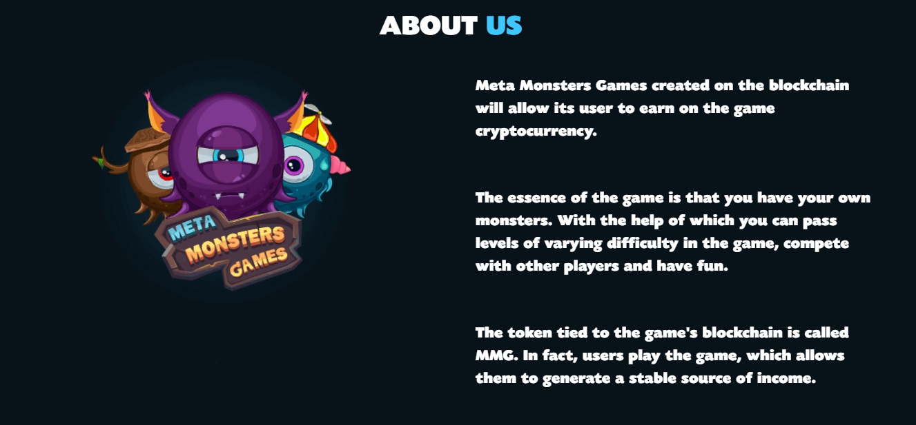 MetaMonstersGames - dapp.expert