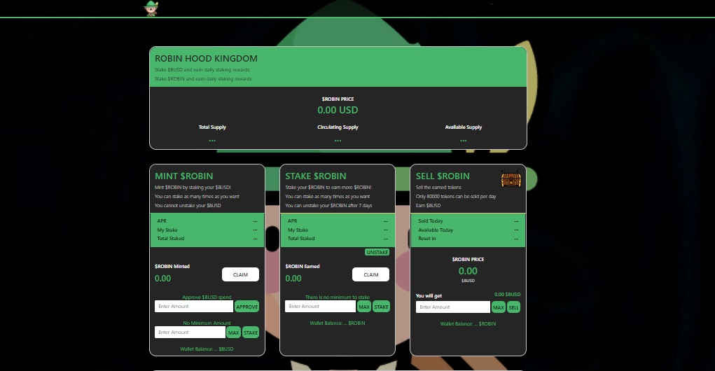 ROBIN HOOD KINGDOM - dapp.expert