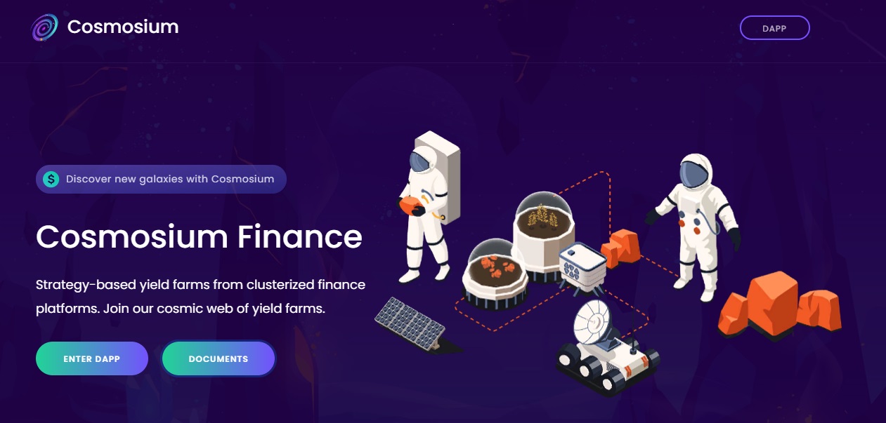 Cosmosium Finance - dapp.expert