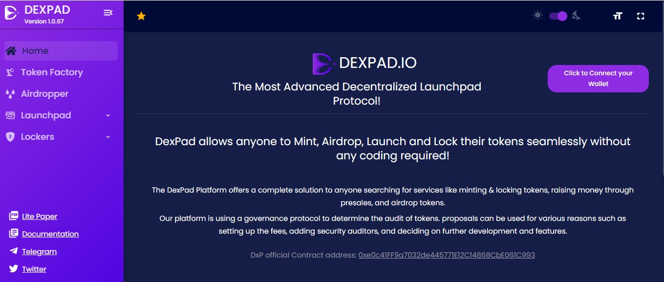 DexPad - dapp.expert