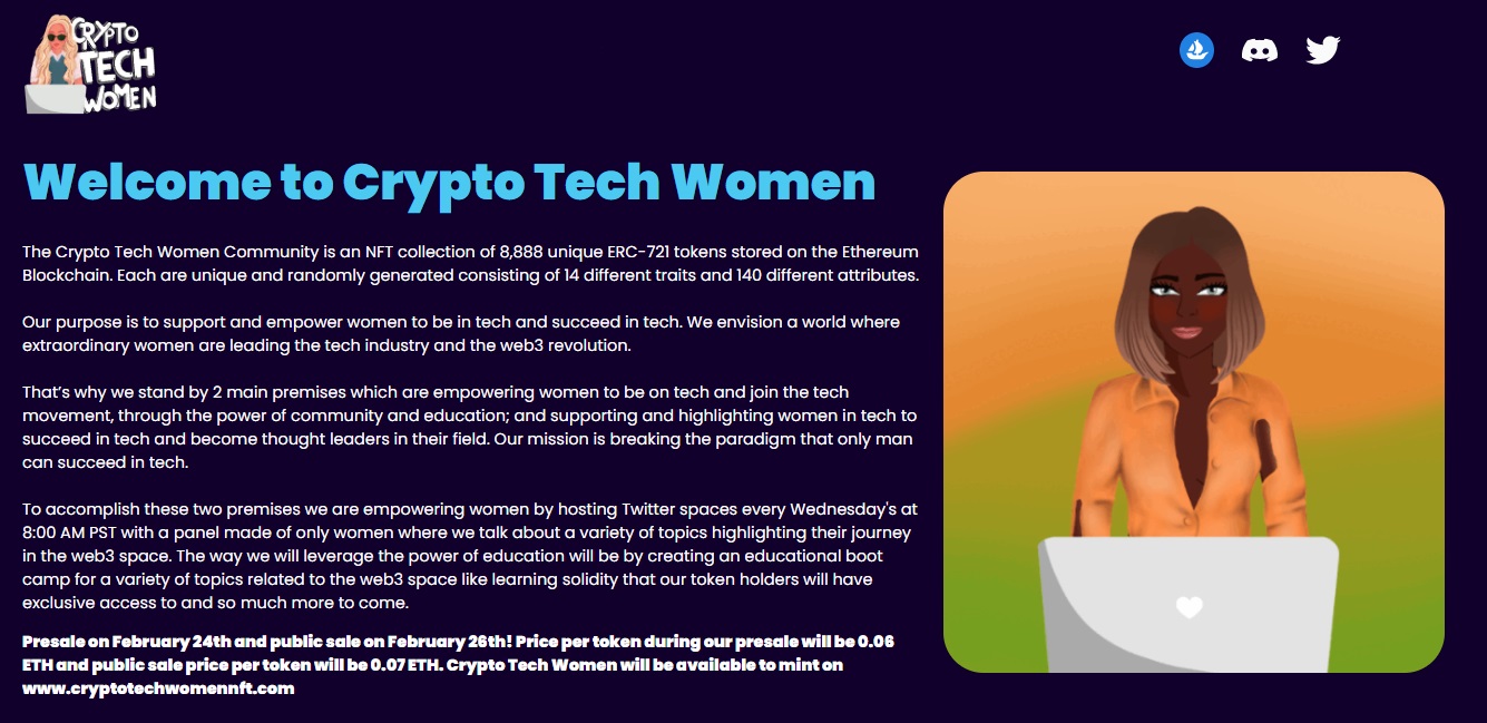 Crypto Tech Women - dapp.expert