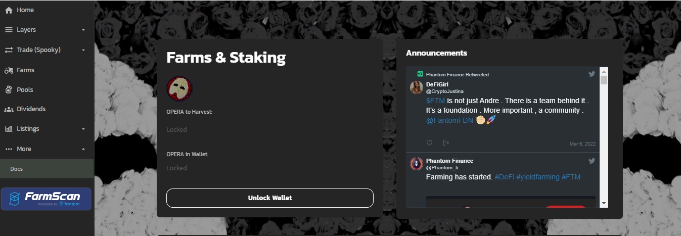 Phantom Finance - dapp.expert