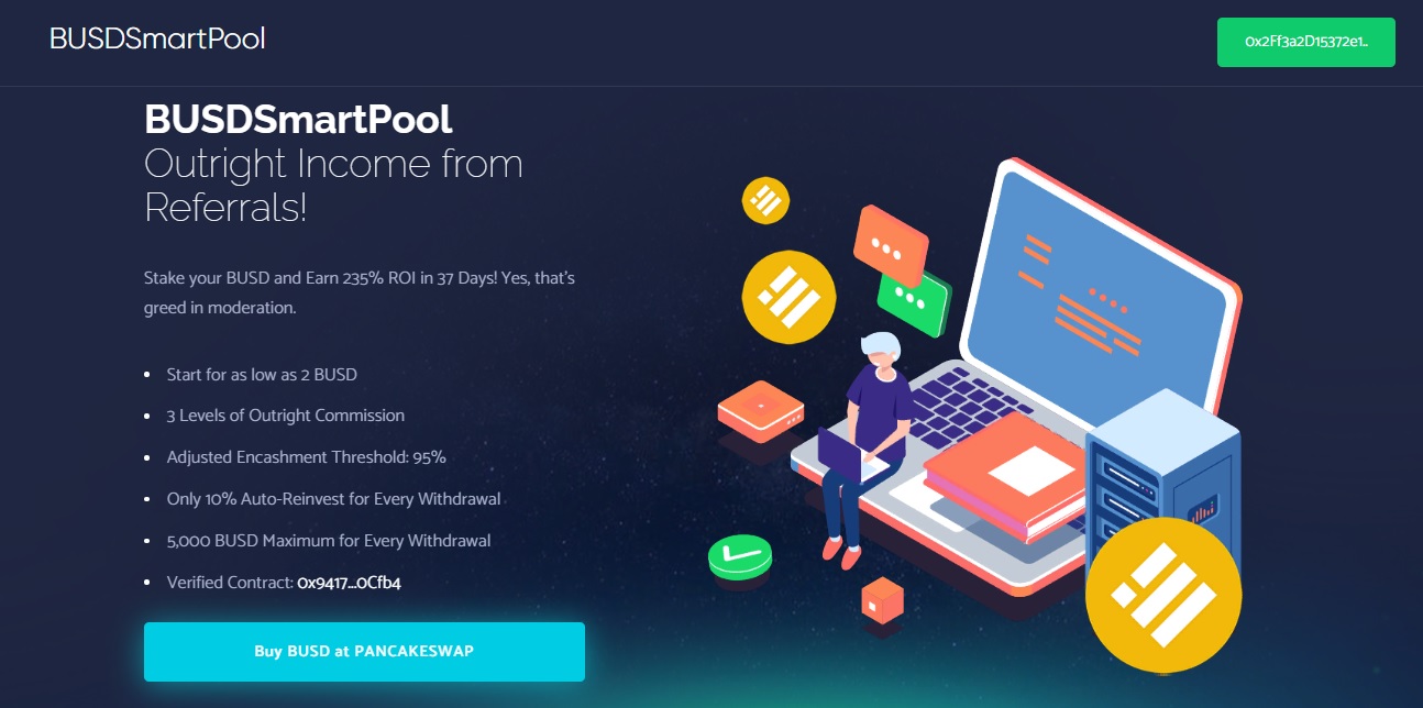 BUSD SmartPool - dapp.expert