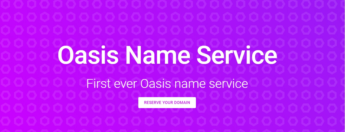 ONS: Oasis Name Service ONS: Oasis Name Service - dapp.expert