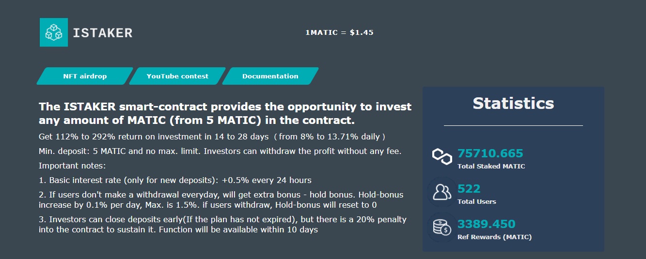 iStaker - dapp.expert