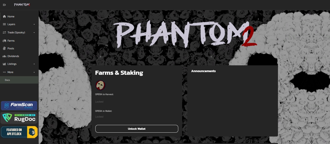 Phantom Finance Layer 2 - dapp.expert