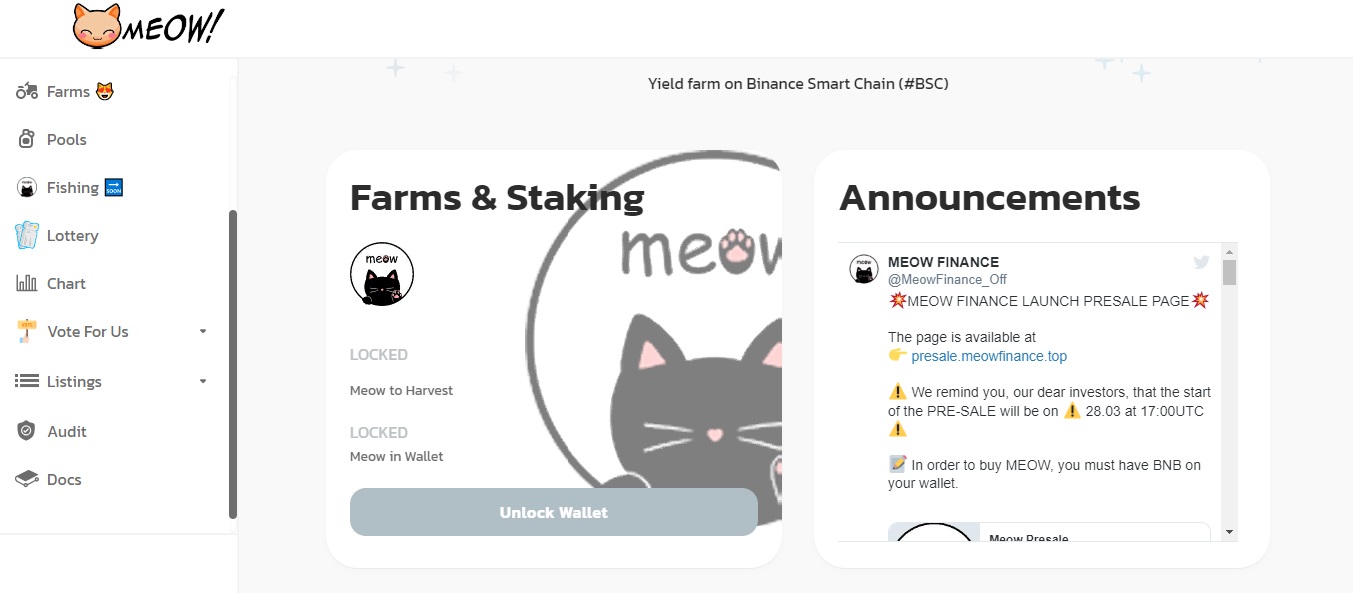 Meow Finance - dapp.expert