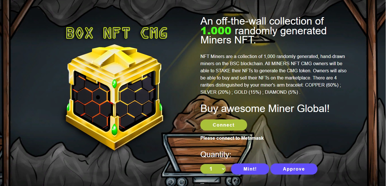 CMG NFT STAKE - dapp.expert
