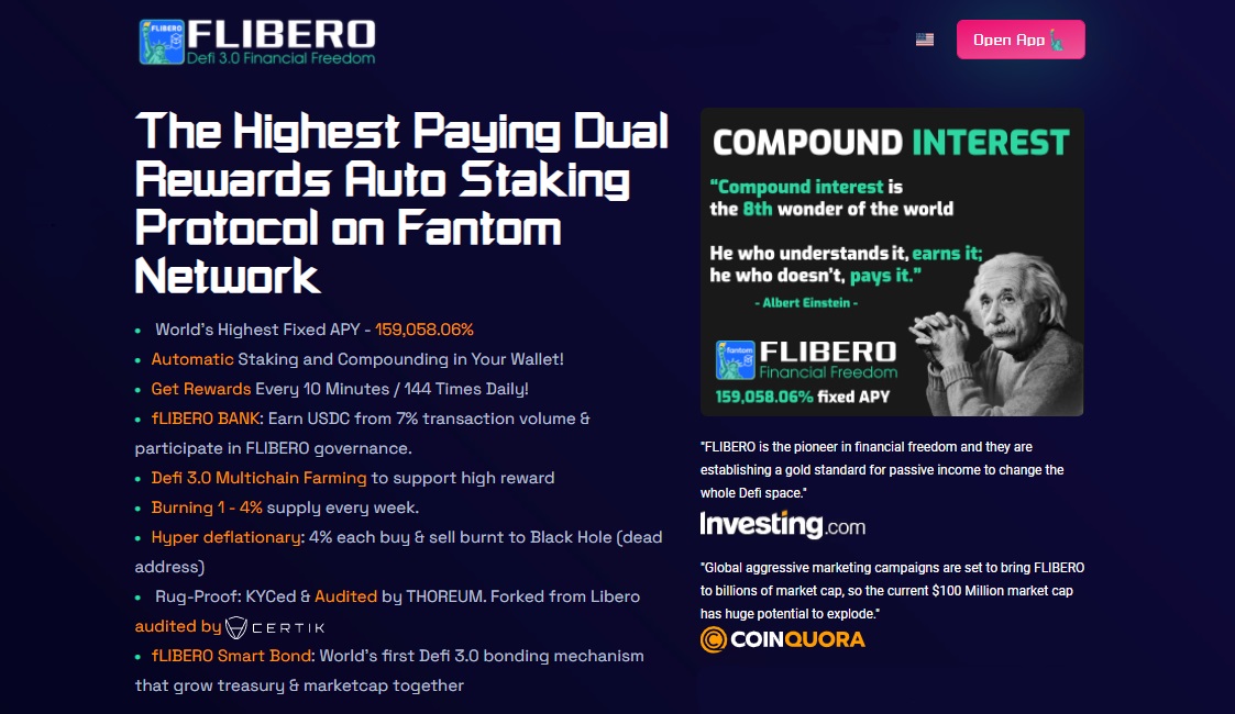 FLIBERO FINANCIAL - dapp.expert