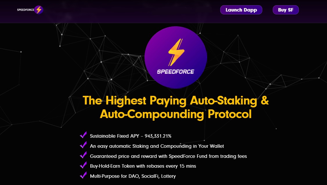 SpeedForce Finance - dapp.expert