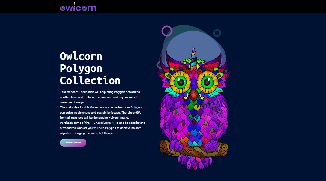 Owlcorn Polygon Collection - dapp.expert