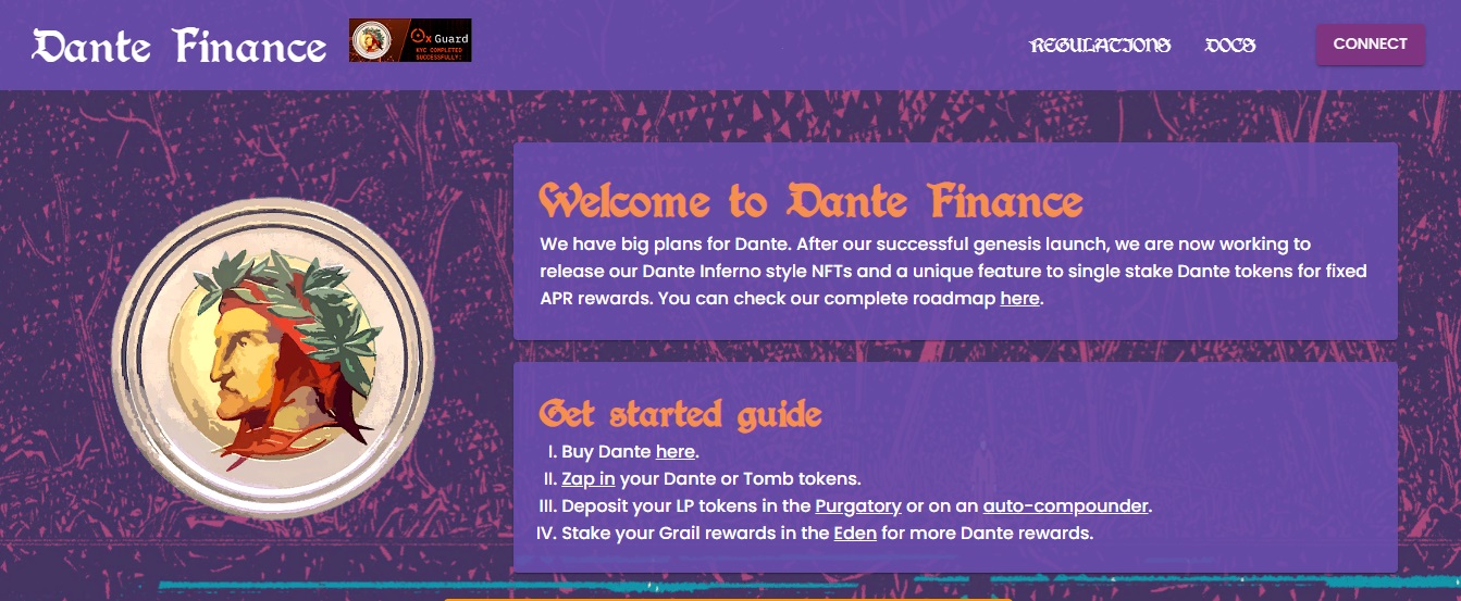 Dante Finance - dapp.expert