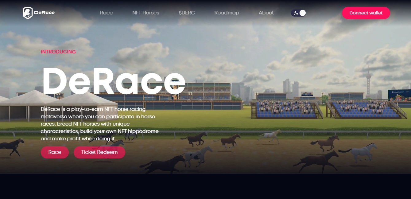 DeRace Horses - dapp.expert