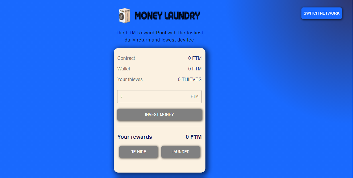 Money Laundry - dapp.expert