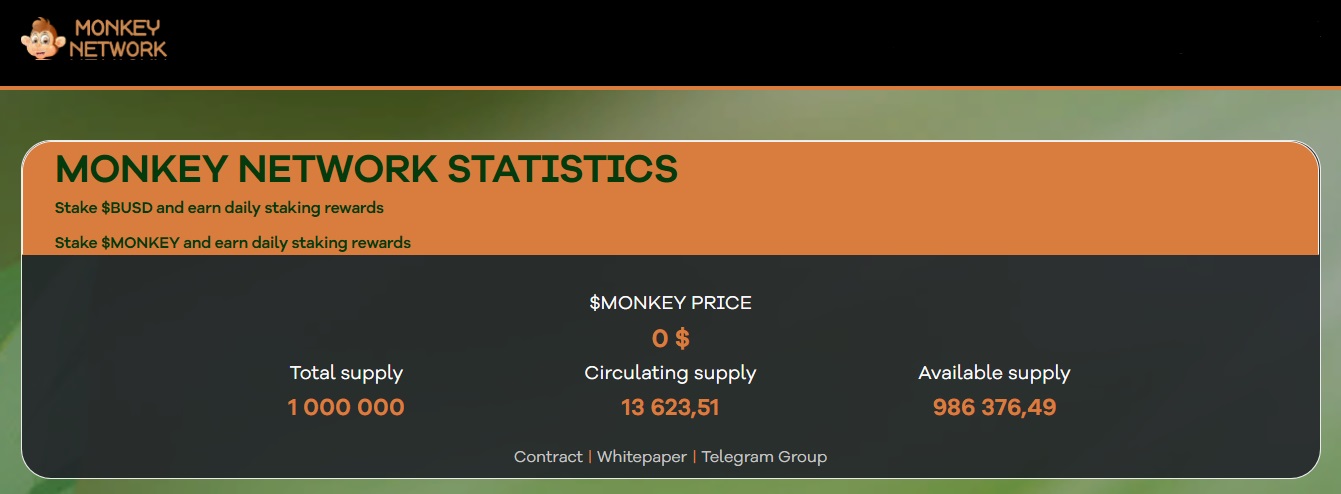 Monkey Network - dapp.expert