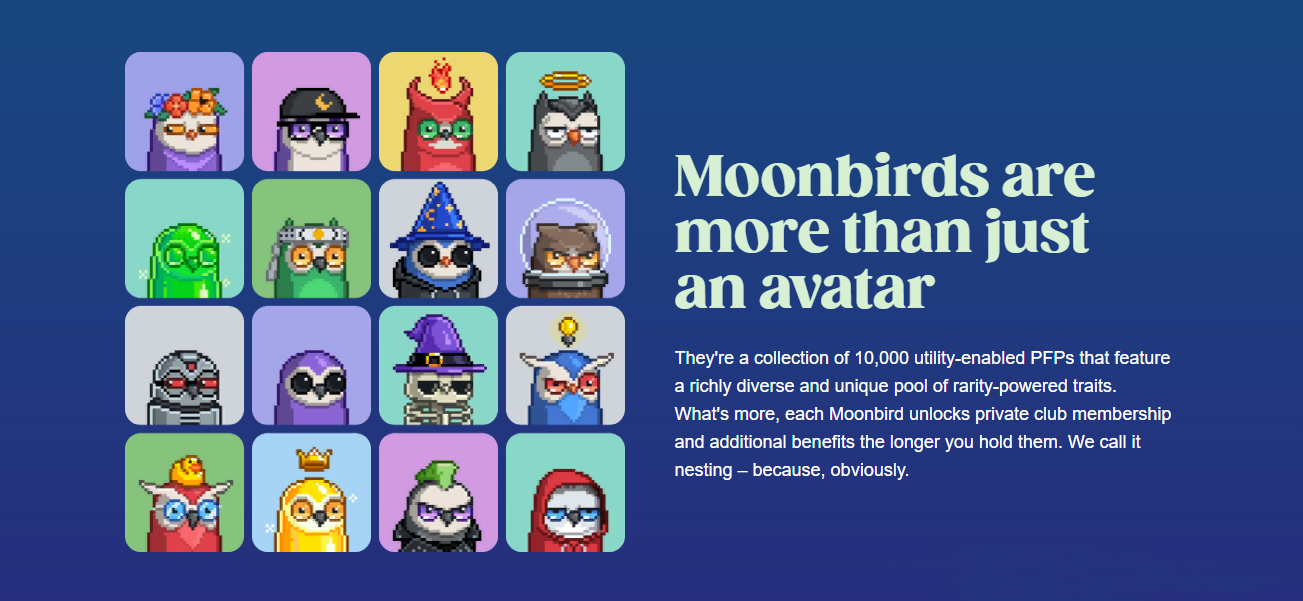 Moonbirds - dapp.expert