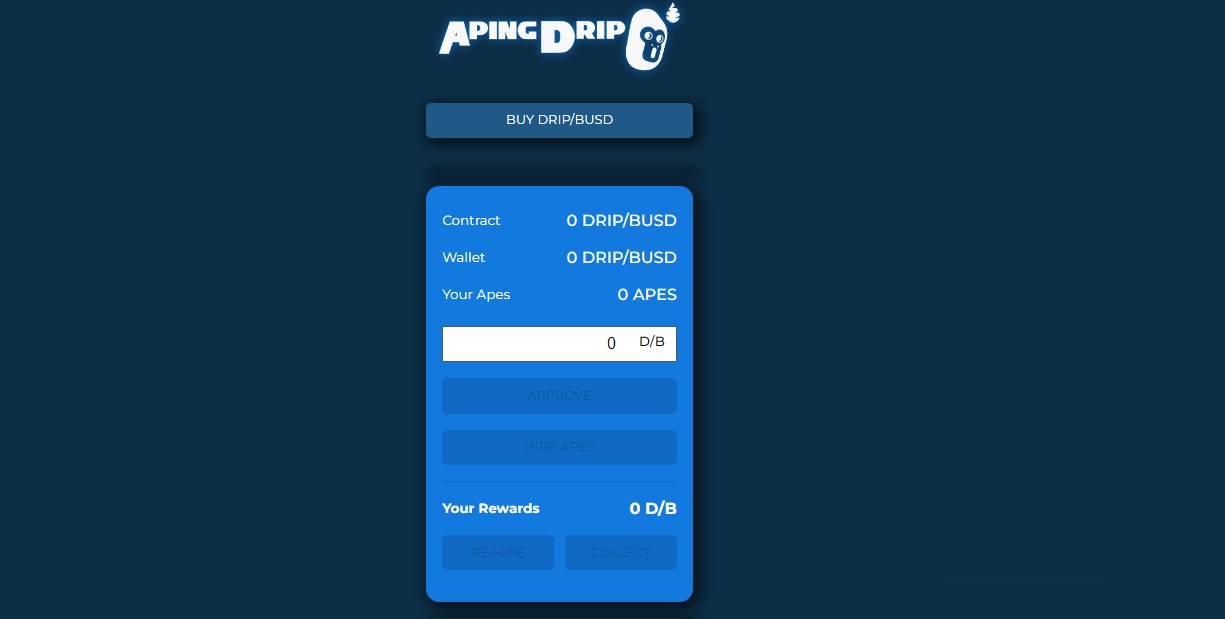 Aping DRIP - dapp.expert