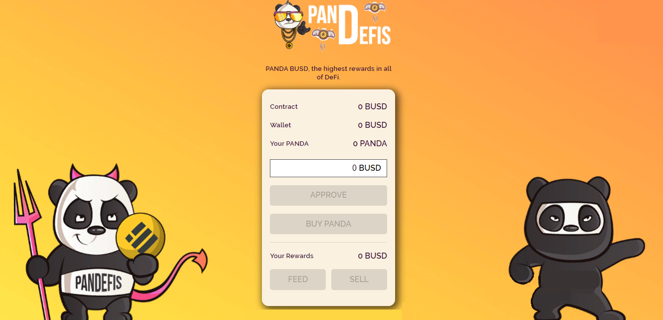 Panda BUSD - dapp.expert