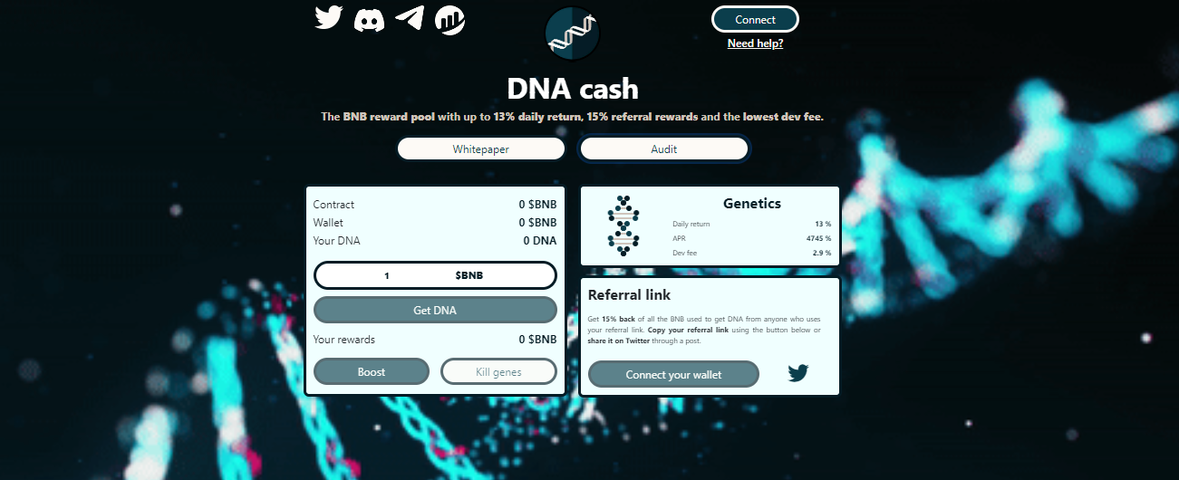 Dna Cash- dapp.expert