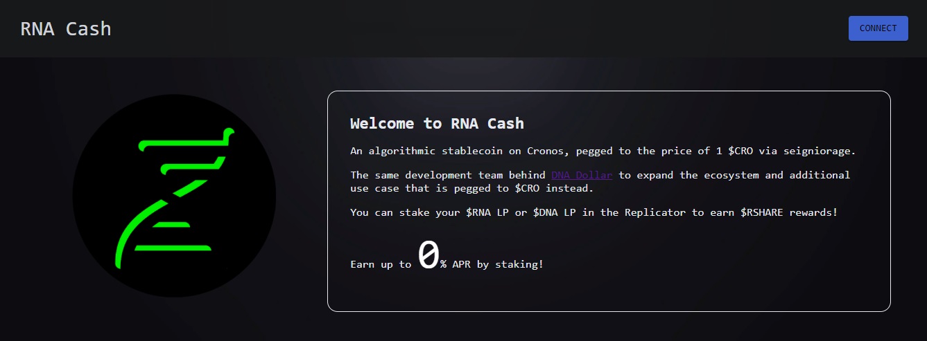 RNA Cash - dapp.expert