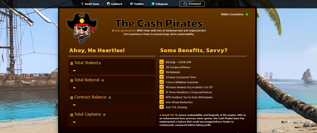 Cash Pirates - dapp.expert