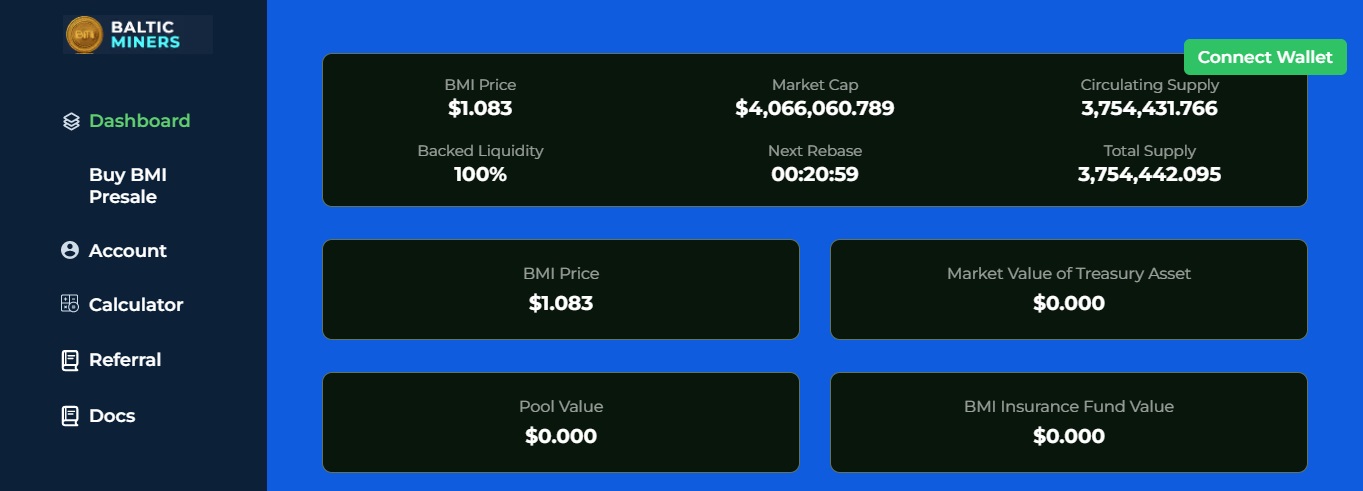 Baltic Miners BMI - dapp.expert