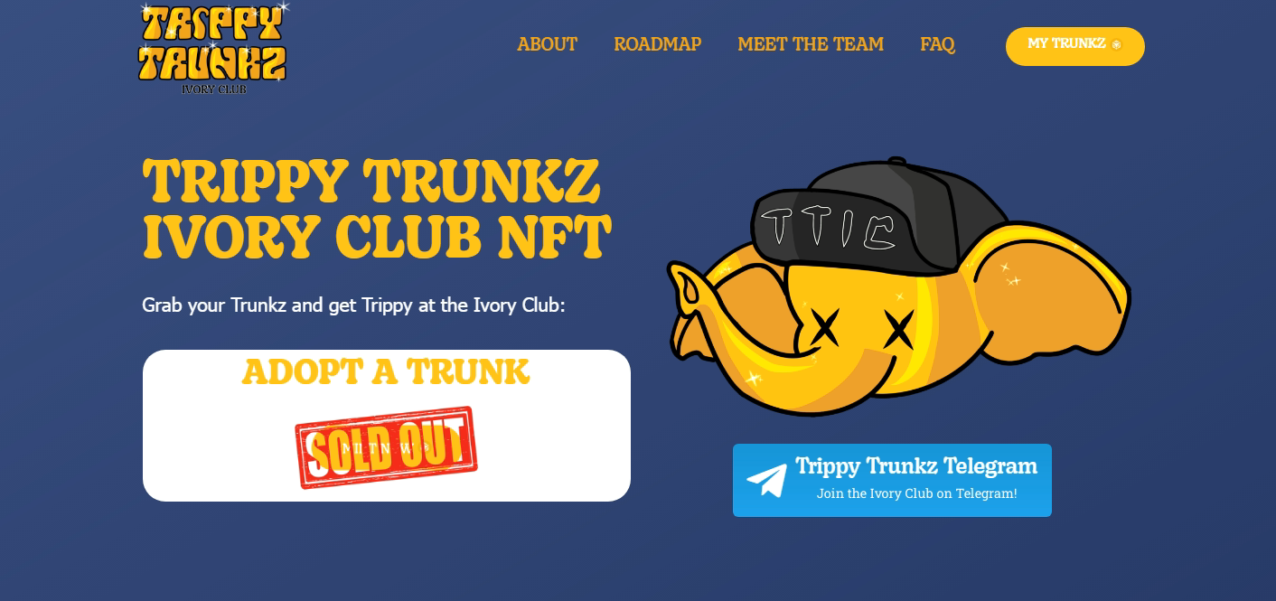 Trippy Trunkz Ivory Club дапп