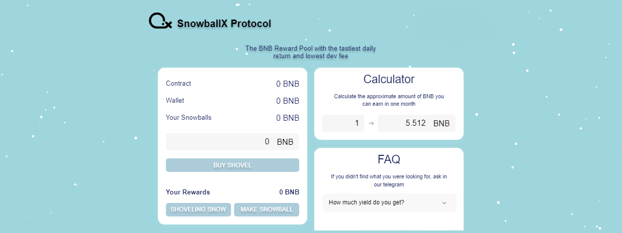 Snowballx Protocol - dapp.expert