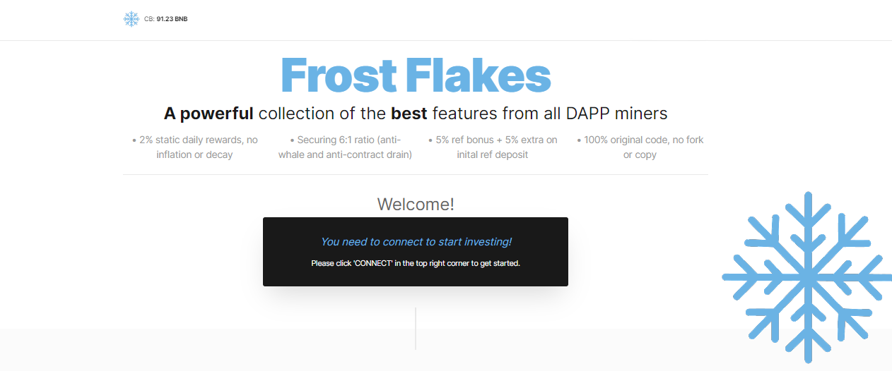 FrostFlakes miner - dapp.expert