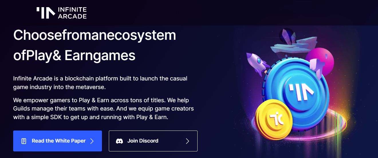 Infinite Arcade - dapp.expert