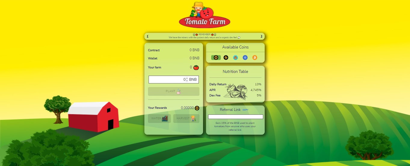 Tomato Farm - dapp.expert