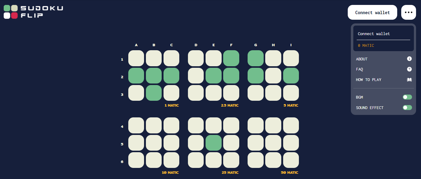 Sudoku Flip - dapp.expert