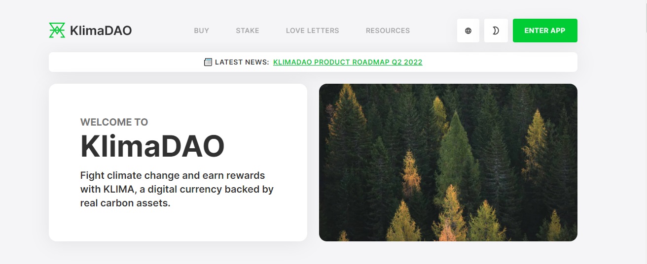 KlimaDao - dapp.expert