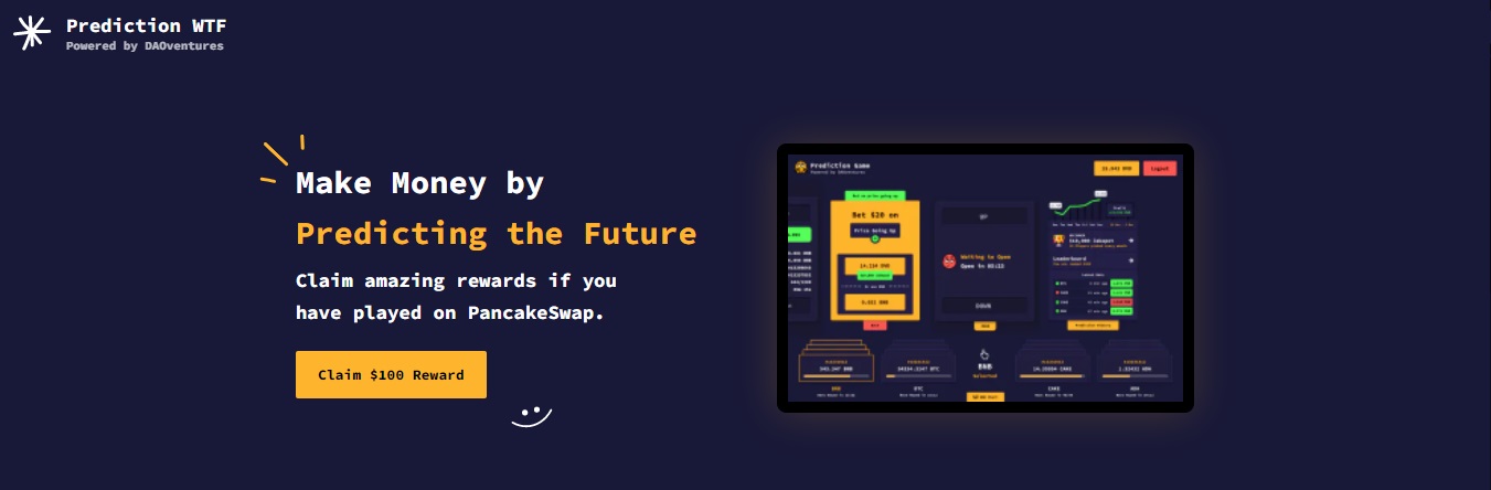 Prediction WTF - игра со ставками и наградами в виде токенов
