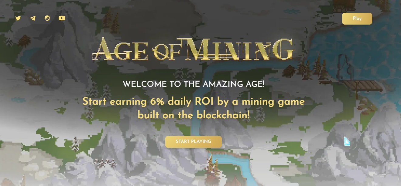 Age of Mining - заработок через инвестиции на блокчейне