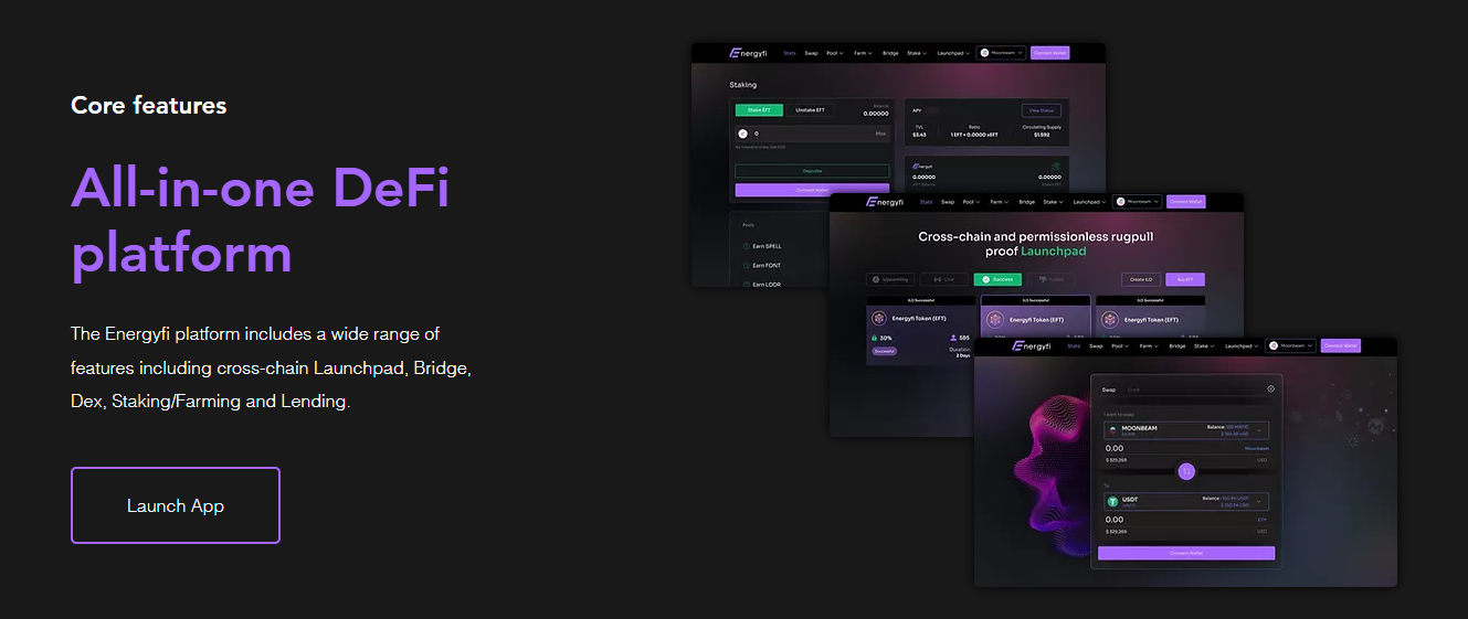 Energyfi - это кроссчейн-проект с различными инструментами на блокчейне