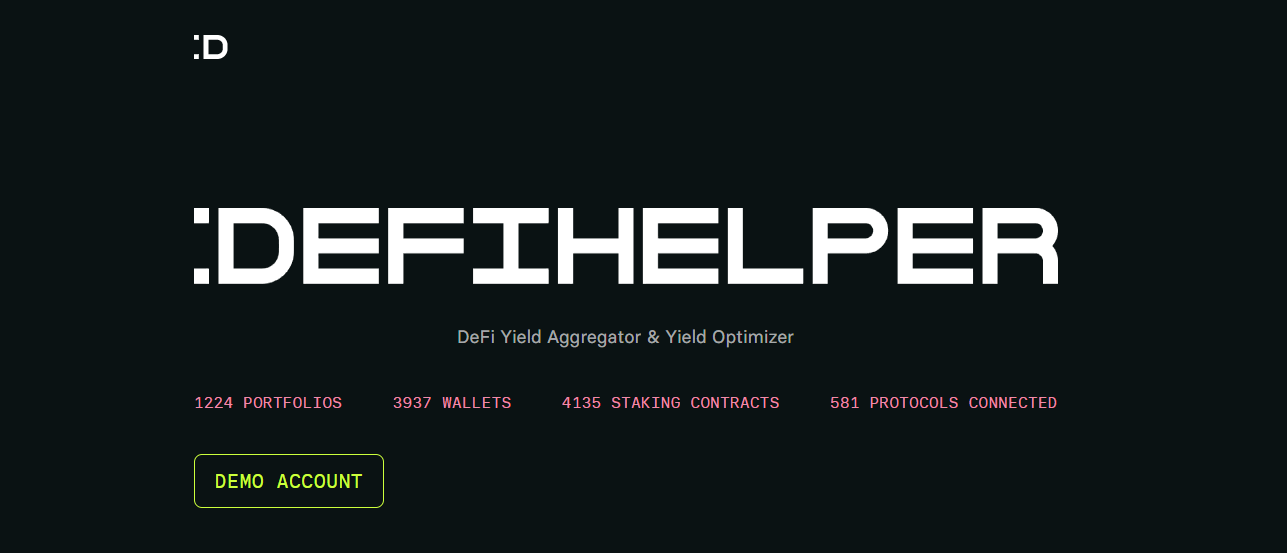 DeFiHelper  это приложение-помощник по управлению крипто-портфелями любого размера