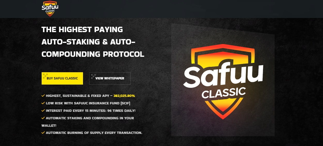 Safuu Classic - a highly paid protocol in the blockchain network
