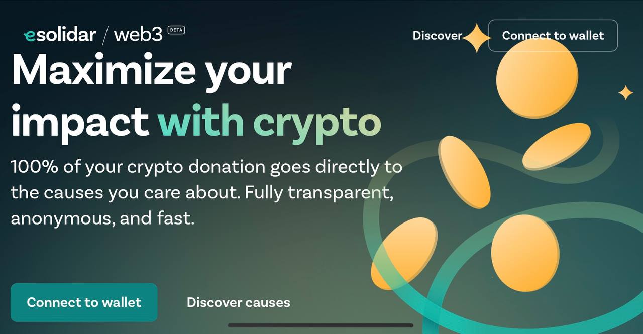 esolidar - проект на блокчейне для благотворительности