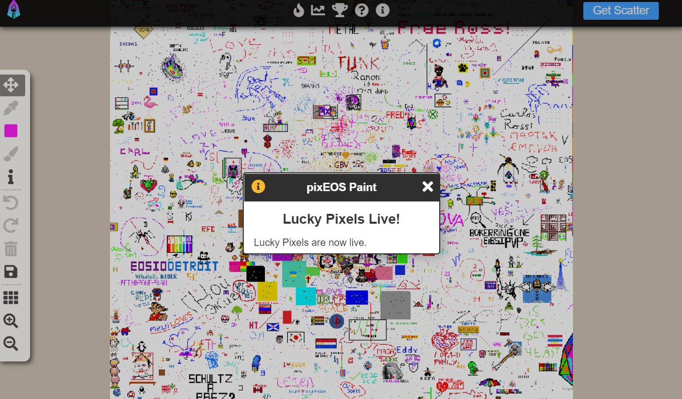 pixEOS-Paint dapp