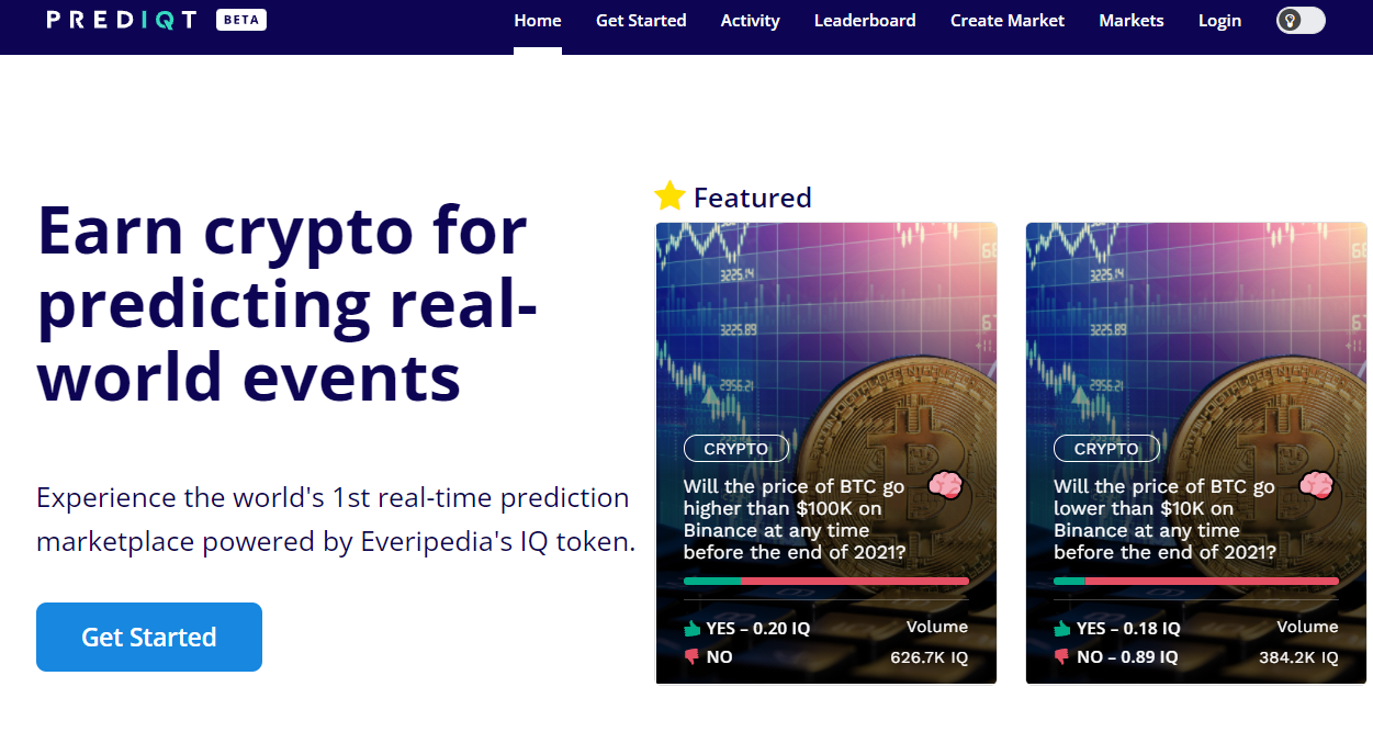PredIQt (by Everipedia) дапп