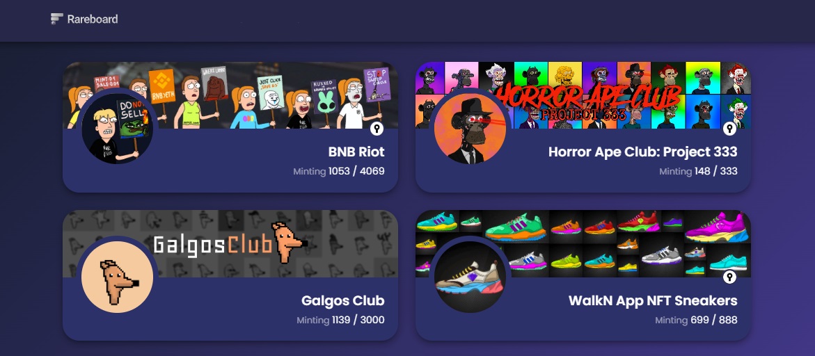 Rareboard - торговая площадка с разными функциями