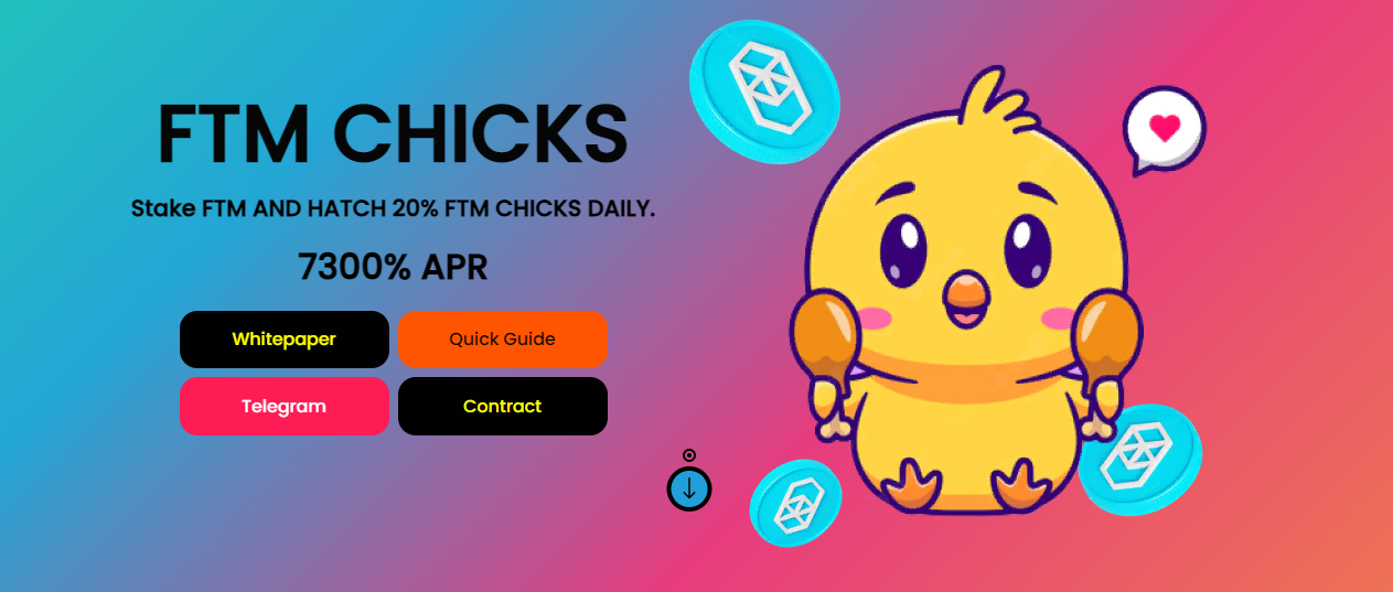 FTMCHICKS - децентрализованный проект для заработка токенов