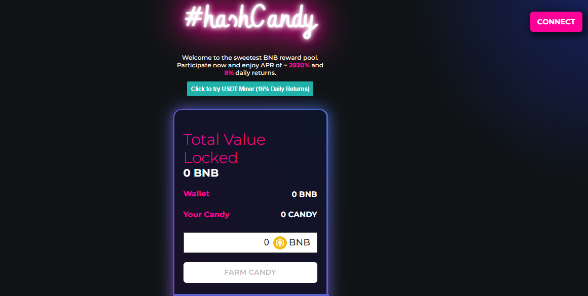 HashCandy - инвестиционная программа с постоянными наградами