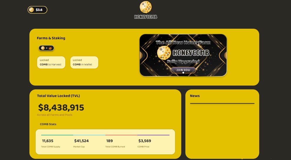 HoneyComb Finance HoneyComb Finance - инвестиционная стратегия на блокчейне