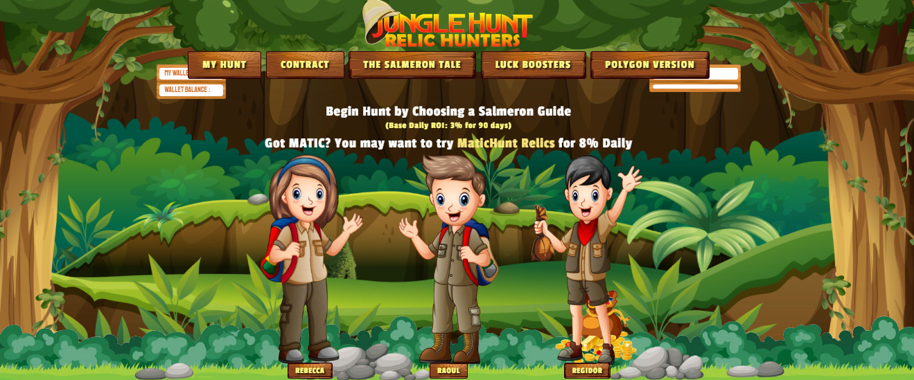 Jungle Hunt - игровой проект со ставками и заработком наград
