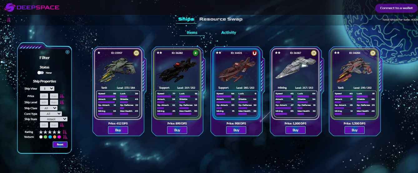 DEEPSPACE - Outpost - играйте, путешествуйте и получайте токены