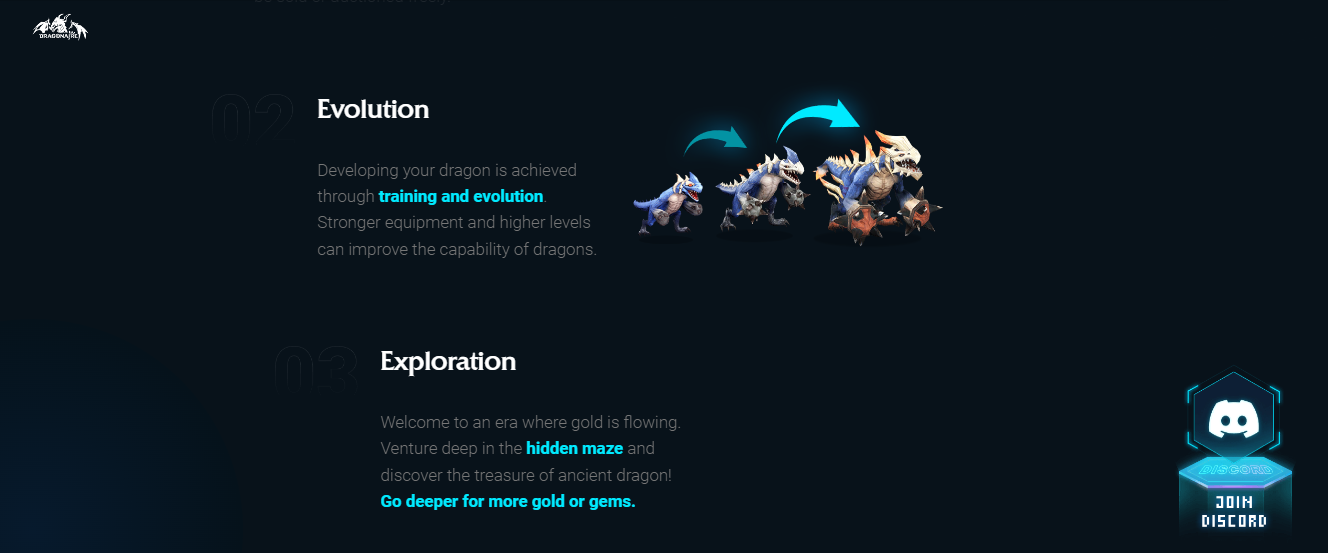 Dragonaire - игровая система с системой play to earn