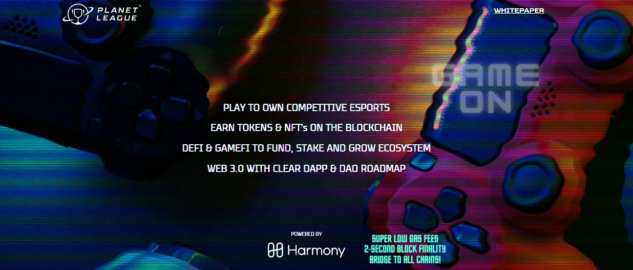Planet League - esports project on the blockchain with awards