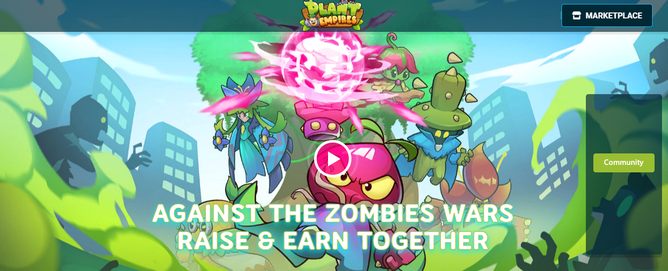 Plant Empires - a game metaverse with fights and rewards on the blockchain